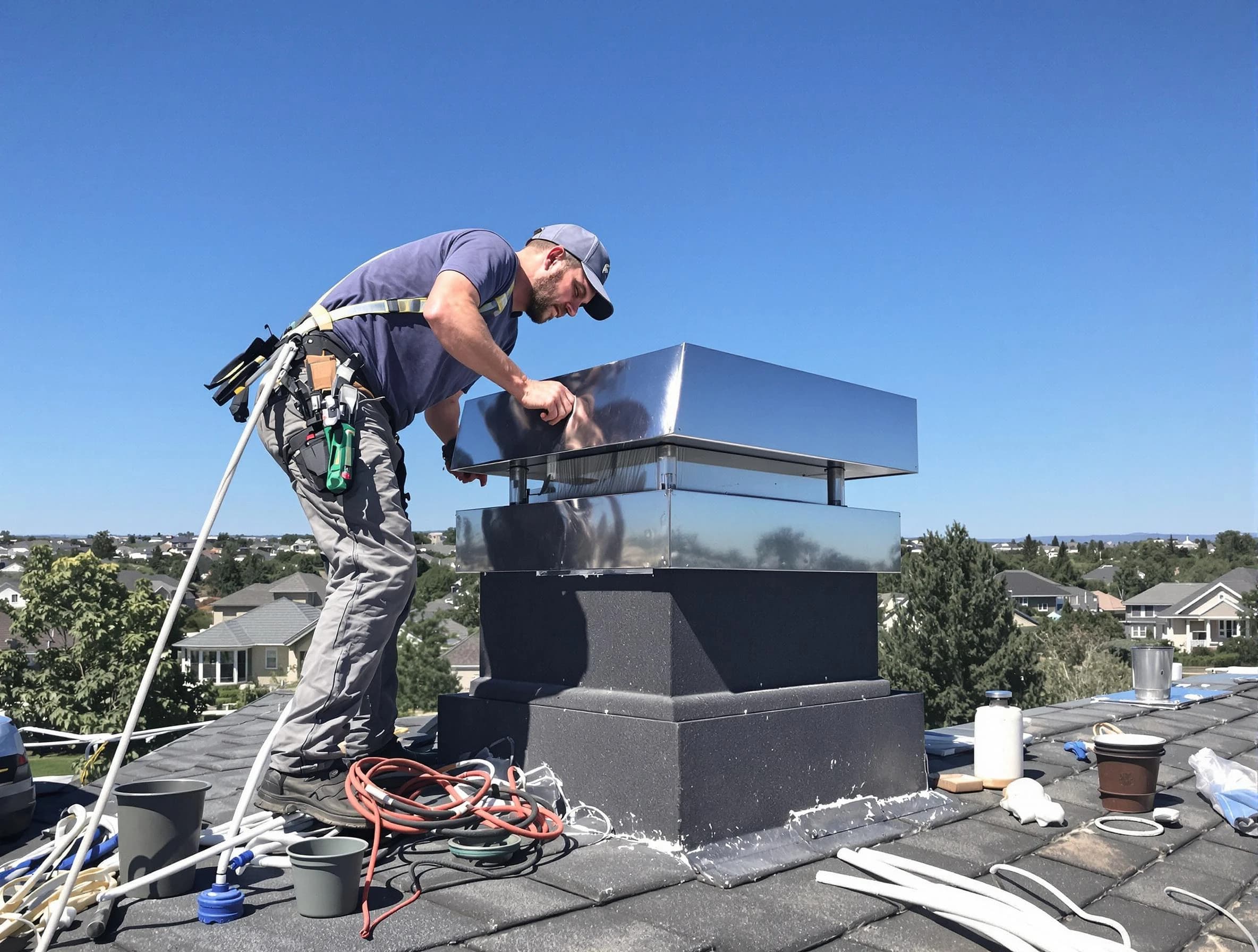 Chimney Cap Services service in Lower Burrell, PA